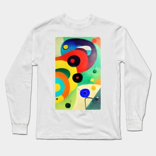 Geometric Ripples Long Sleeve T-Shirt